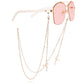 Jewelry acrylic glasses chain hanging chain glasses chain high sense mask chain ins mask chain