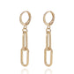 Jewelry Fashion Mini Geometric Oil Drip Flower Earrings Earrings High-end Niche Earrings