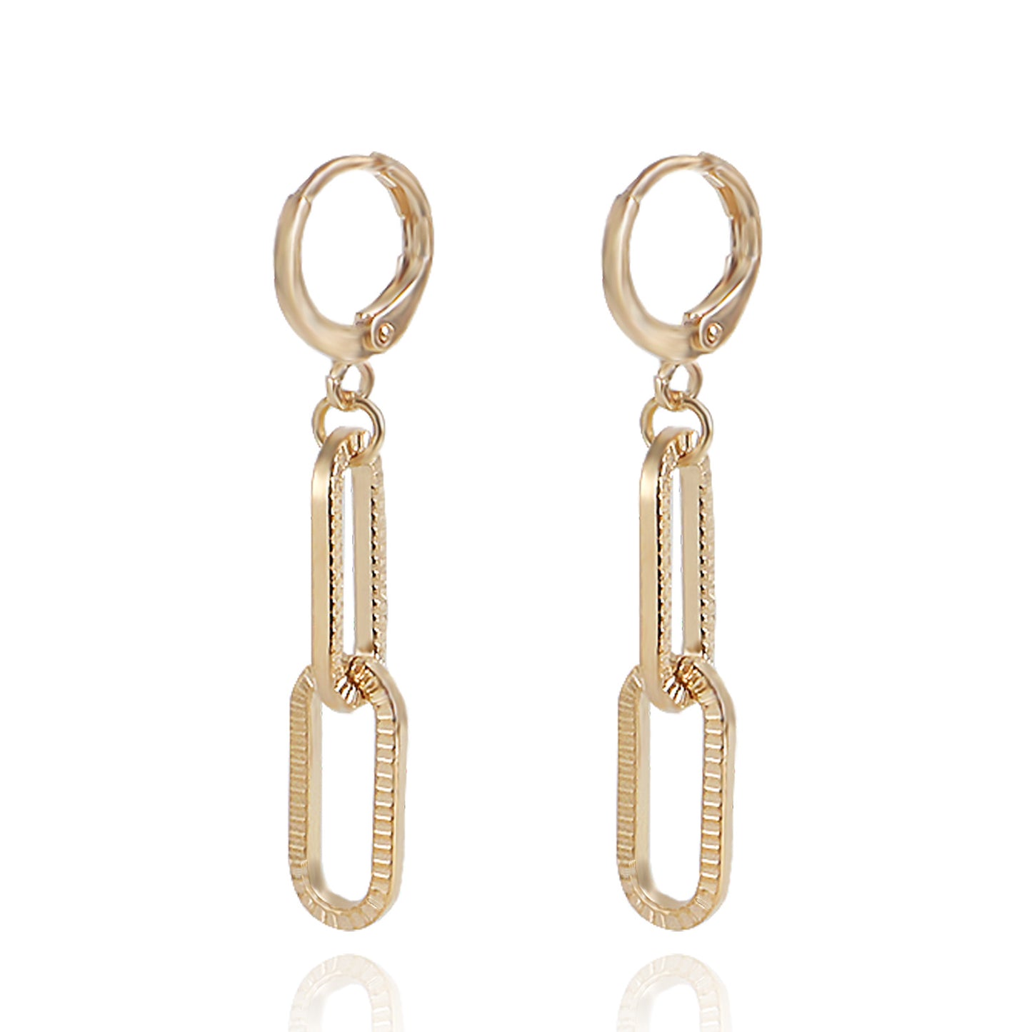 Jewelry Fashion Mini Geometric Oil Drip Flower Earrings Earrings High-end Niche Earrings