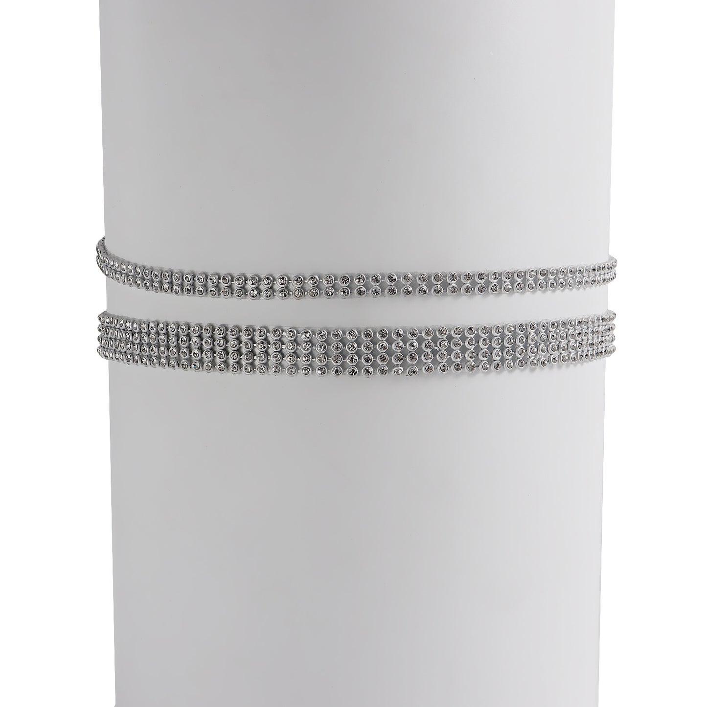 Explosive sexy adjustable glass diamond leg chain leg ring hot girl double layer full diamond leg body chain