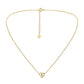 Fashion full of diamond love letter small necklace diamond personality simple temperament elegant trend clavicle chain