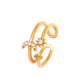 Ins super fairy zircon butterfly open ring female fashion light luxury wheat ear index finger ring simple star ring