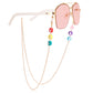 Colorful mask hanging chain Glasses hanging chain soft pottery flower butterfly glasses chain mask chain