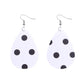 Jewelry Leopard Combination Leather Earrings Female Valentine's Day Fashion PU Earrings