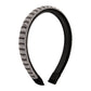 F391 Fashion Temperament Headwear Light Luxury Trend Personality Simple Diamond Inlaid Resin Slim Headband