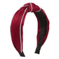F517 Light luxury personalized claw chain rhinestone personalized headband women's velvet pure color knotted elegant retro headband