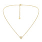 Fashion full of diamond love letter small necklace diamond personality simple temperament elegant trend clavicle chain