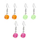 Acrylic earrings personalized creative color three-dimensional dice earrings ins simple earrings