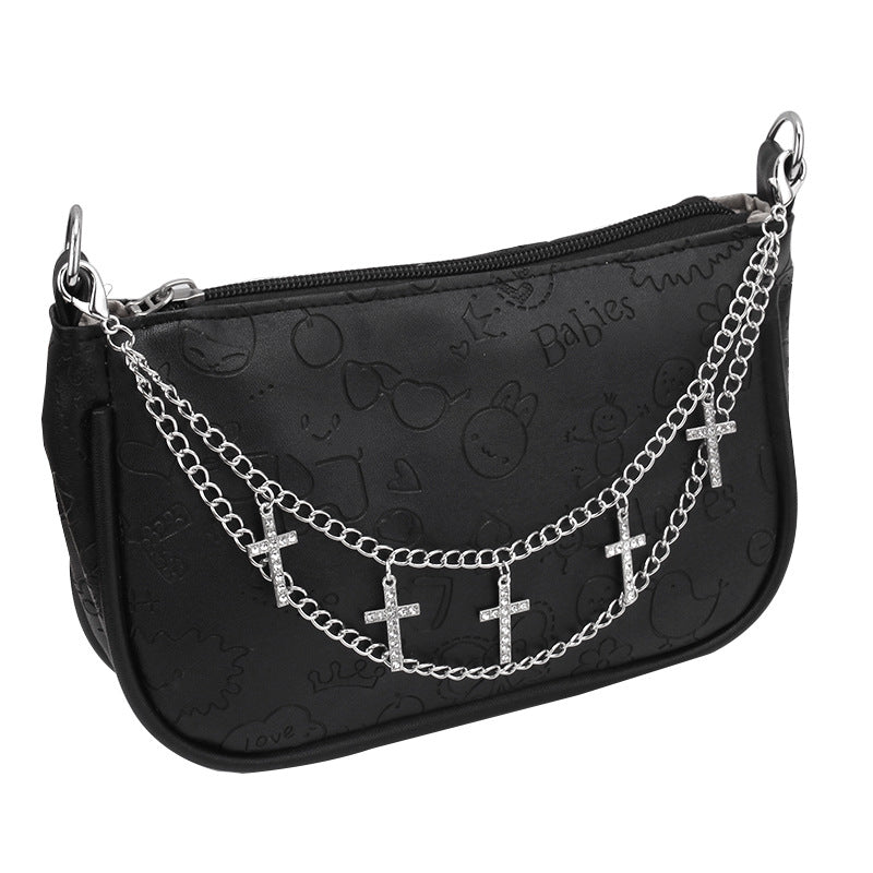 Jewelry Fashion Trend Bag Chain Versatile Bag Shoulder Strap Metal Single Shoulder Strap Bag Accessories
