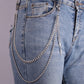 Metal Double Pants Chain Personality Waist Chain Punk Rock Body Chain Night Accessories Waist Chain