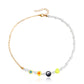 Jewelry Bohemian imitation pearl soft pottery multi-element beaded necklace baby bead necklace hot girl