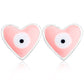 Jewelry custom mini heart-shaped devil's eye earrings earrings earrings high-end niche earrings
