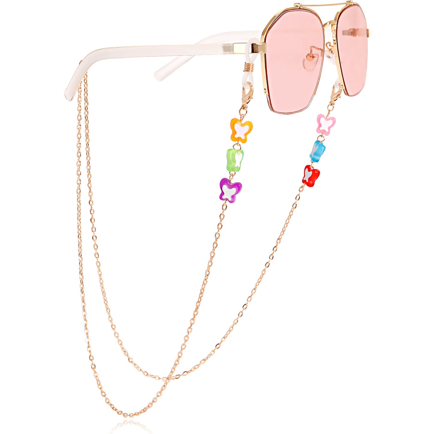 Glasses chain mask hanging chain simple colorful glasses hanging chain fashion sunglasses hanging chain