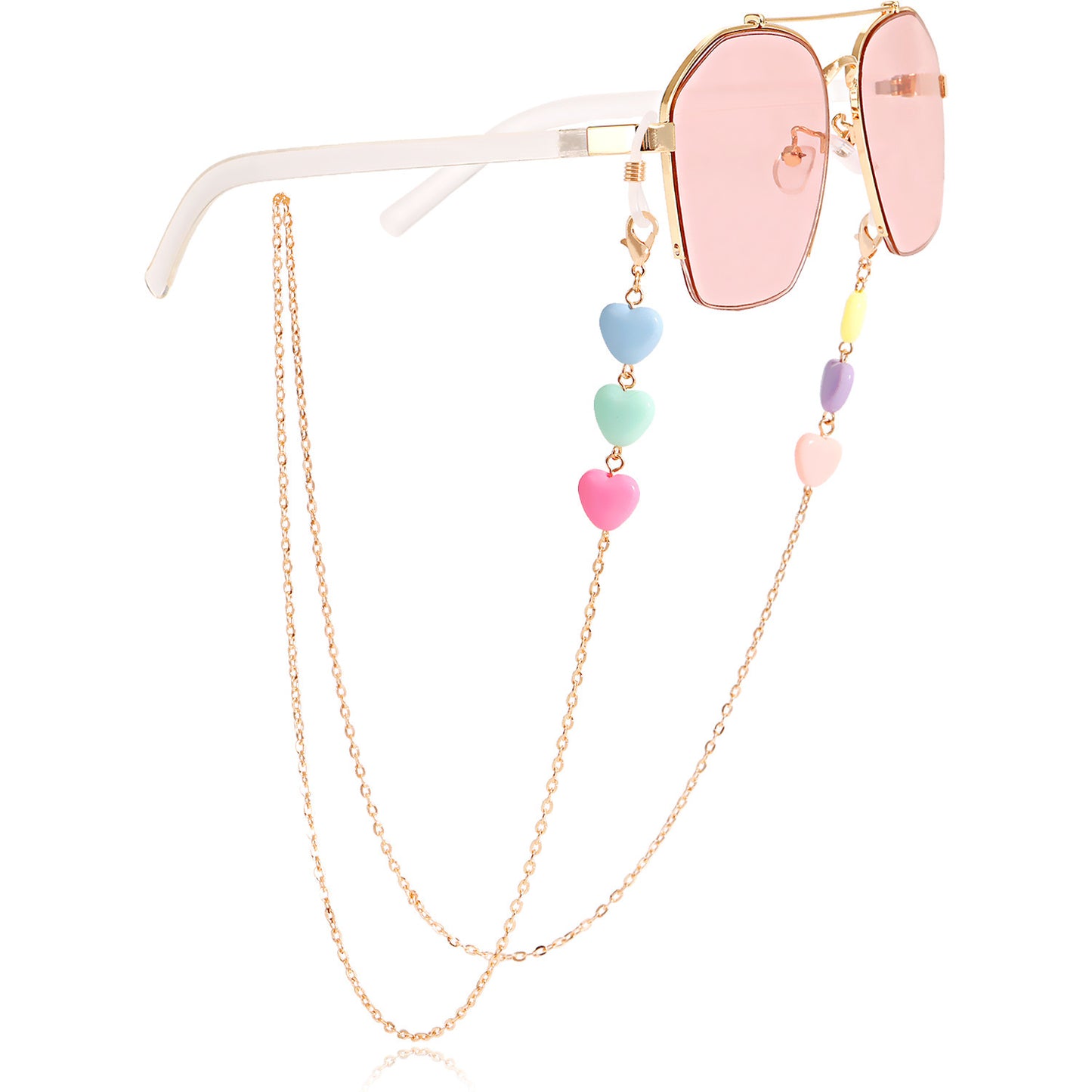 Glasses chain mask hanging chain simple colorful glasses hanging chain fashion sunglasses hanging chain