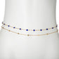 Jewelry Versatile Sequins Thin Chain Waist Chain Simple Color Zircon Stitching Double Layer Body Chain Women