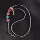 Fashion colorful butterfly handmade chain glass rice beads glasses chain mask anti-lost lanyard hanging chain