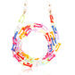 Mask hanging chain glasses chain acrylic pearl rice bead mask chain