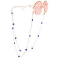 Jewelry mask hanging chain glasses hanging chain imitation pearl glasses chain devil's eye mask chain