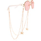 Mask hanging chain glasses hanging chain glasses chain mask chain glasses metal hanging chain metal chain