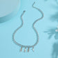 diy simple handmade alloy English word letter necklace hip-hop couple pendant short chain men and women