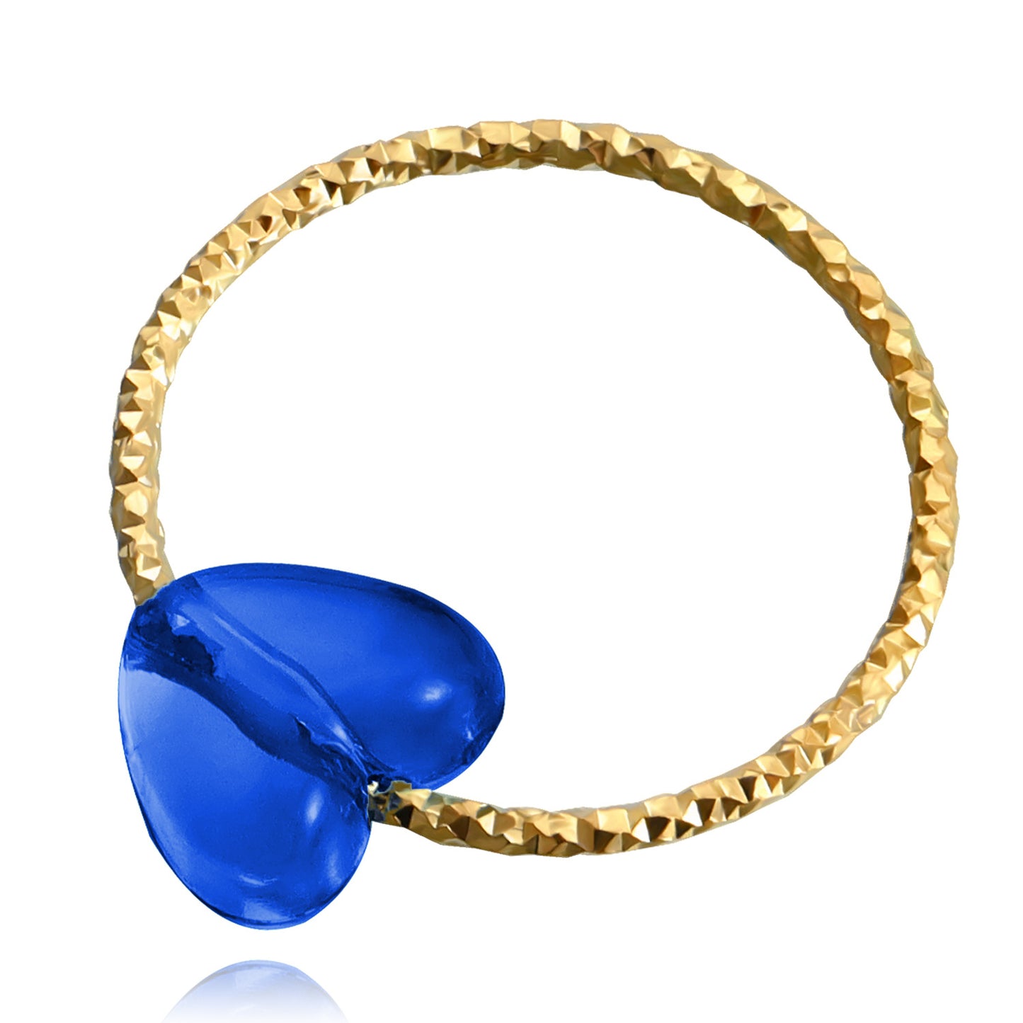 Explosive style ins retro color love circle ring female simple all-match boudoir honey friendship ring