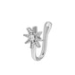 Piercing-free nose clip African retro copper inlaid zircon U-shaped nose stud adjustable piercing jewelry