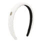 F588 Xiaoxiang High Skull Headband Autumn and Winter Style French Retro Simple Fabric Lattice Headband