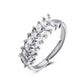 Ins super fairy zircon butterfly open ring female fashion light luxury wheat ear index finger ring simple star ring