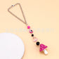 Fashion cartoon resin color small mushroom creative key chain men and women car bag key chain pendant