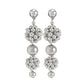 Jewelry Temperament Retro Xiaoxiang Imitation Pearl Earrings Niche Design Beaded Metal Earrings