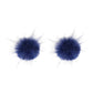 Fashion color fur ball earrings female autumn and winter personality mink plush ball earrings fresh and sweet earrings