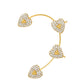 Mori Super Fairy Diamond Butterfly Ear Hanging Earbone Clip Fashion Temperament Niche Design No Pierced Ear Clip Versatile Earrings