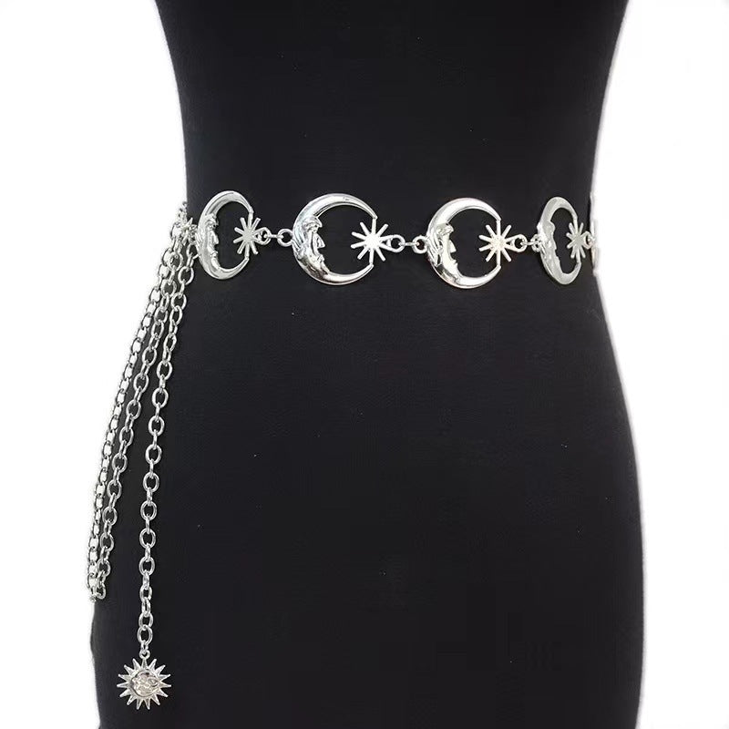 Jewelry Layered Metal Waist Chain Dress Belt Fashion Navel Chain Body Corset Body Chain