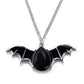 Explosive jewelry Halloween bat necklace female personality punk drip oil couple pendant male sweater chain jewelry