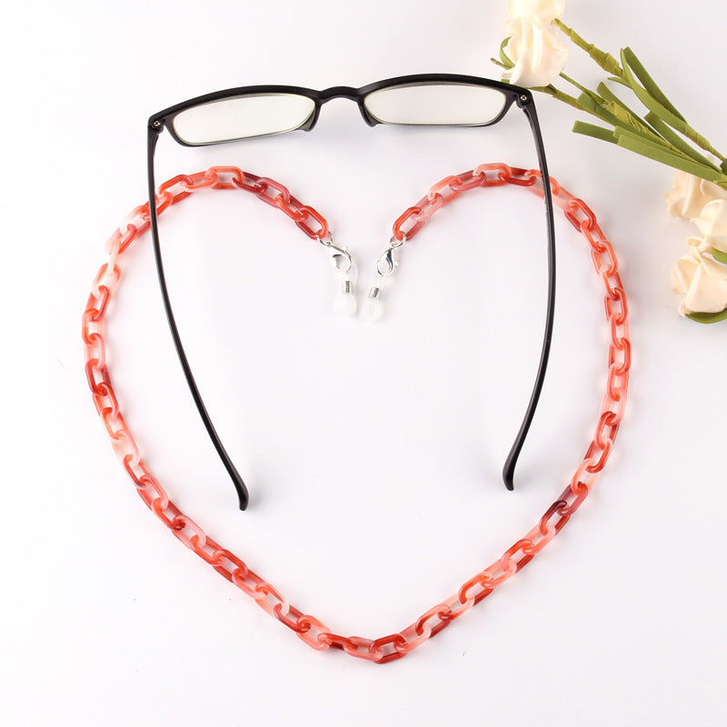 Mask extension chain acrylic children's mask rope chain glasses chain lanyard anti-slip anti-lost