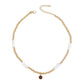 N154 Bohemian Ethnic Necklace CCB Beaded Leisure Vacation Necklace Simple Fashion Necklace Women
