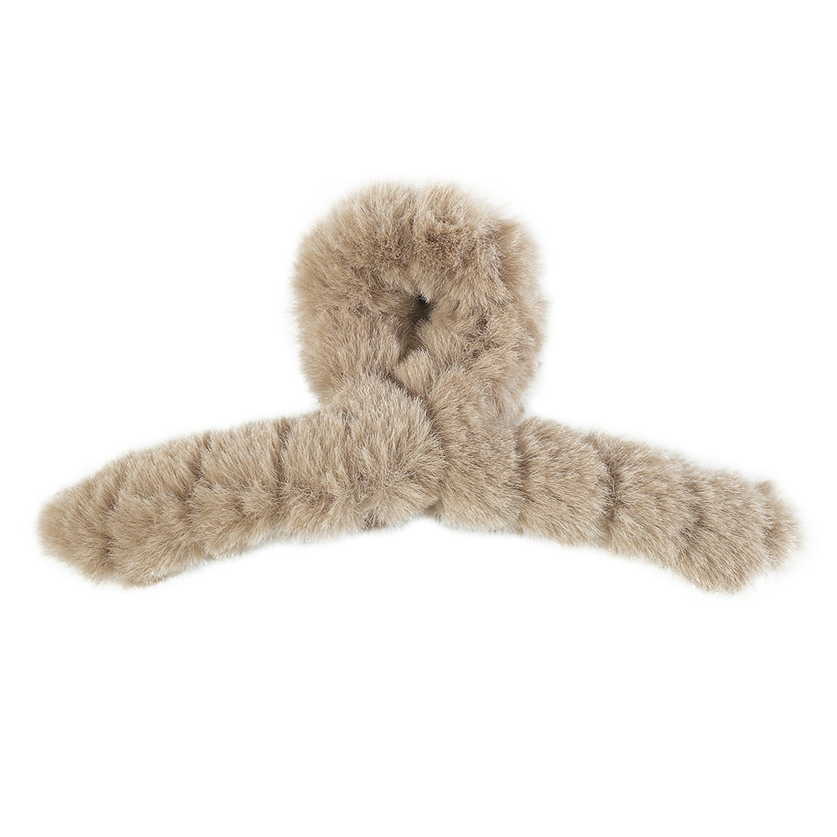 F4965 personality temperament sweet plush velvet clip mohair girl heart cute and elegant autumn and winter shark clip