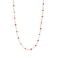 Ornament simple contrast color rice bead beaded necklace female fashion creative Christmas necklace choker
