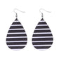 Jewelry Leopard Combination Leather Earrings Female Valentine's Day Fashion PU Earrings