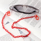 Acrylic transparent crystal mask chain glasses lanyard mask anti-lost rope children adult universal chain
