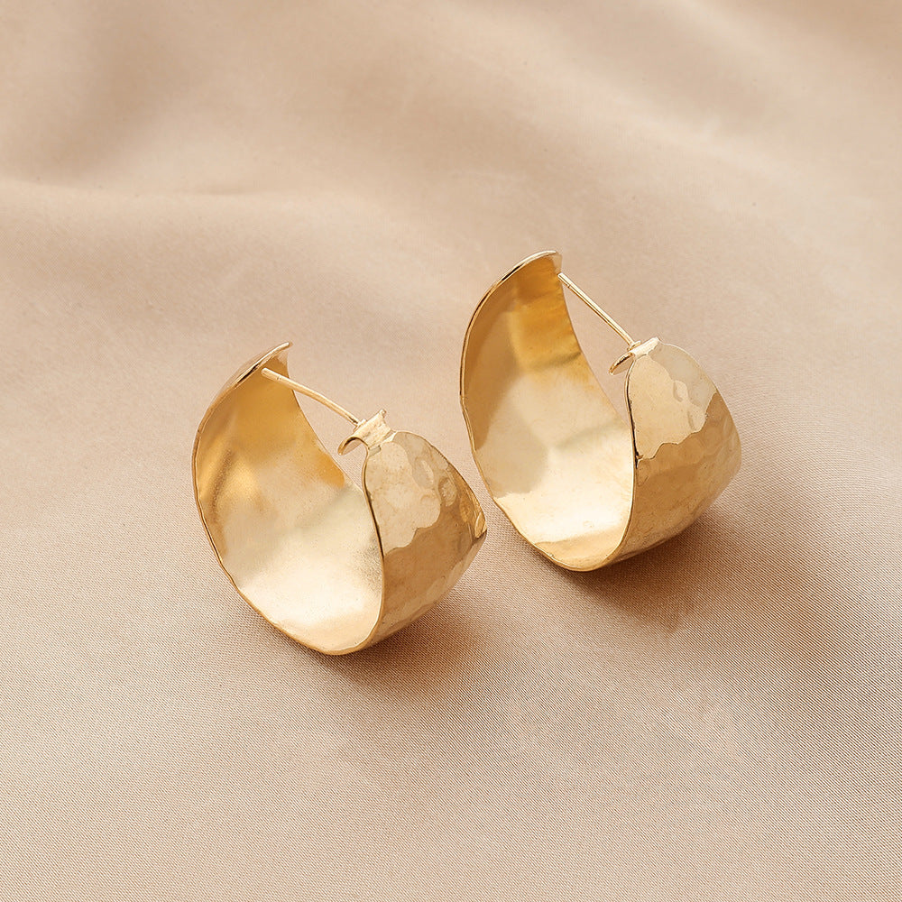 Punk Long Hollow Metal Geometric Earrings Personality Creative Temperament Fashion Trend Earrings
