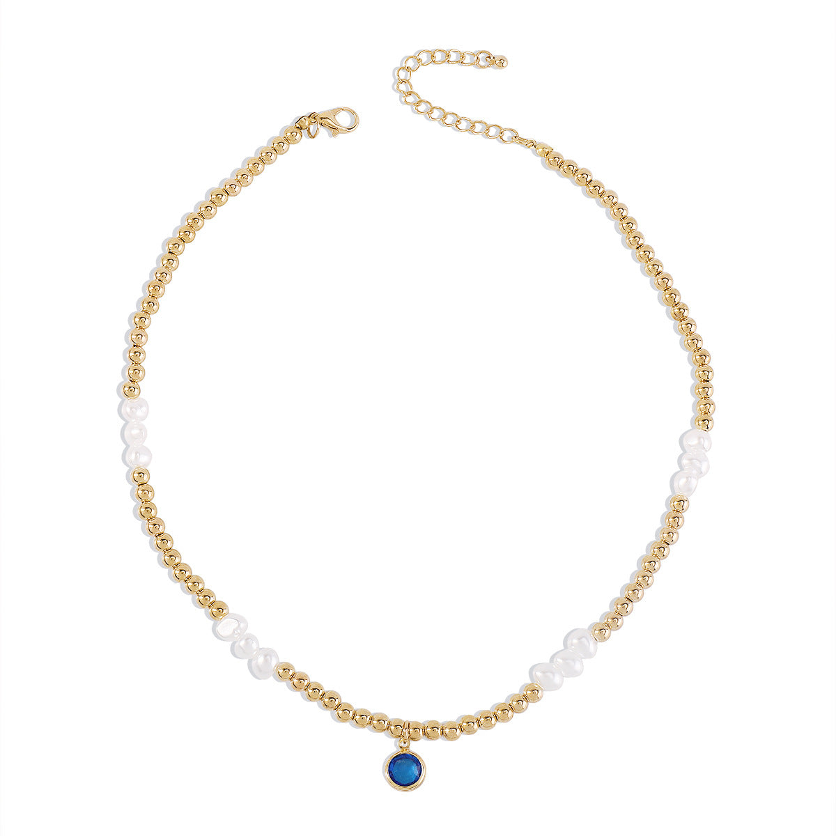 N154 Bohemian Ethnic Necklace CCB Beaded Leisure Vacation Necklace Simple Fashion Necklace Women