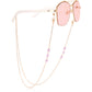 Glasses chain mask hanging chain simple crystal glasses hanging chain fashionable sunglasses hanging chain