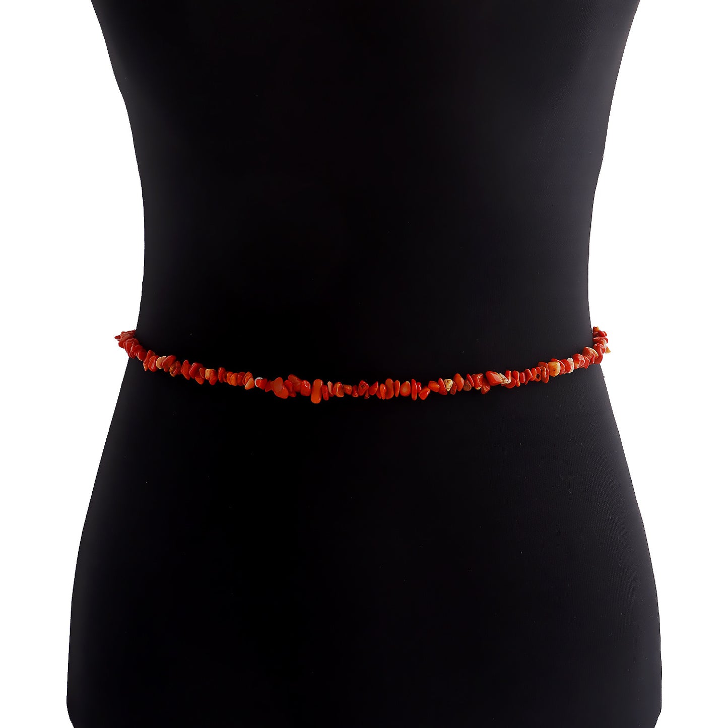 Explosive bohemia natural crystal gravel metal waist chain female decoration waistchain