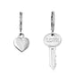 Simple Ear Stud Set Beaded Star Chain No Hole Ear Clip Cold One-piece Ear Hanging Single Female