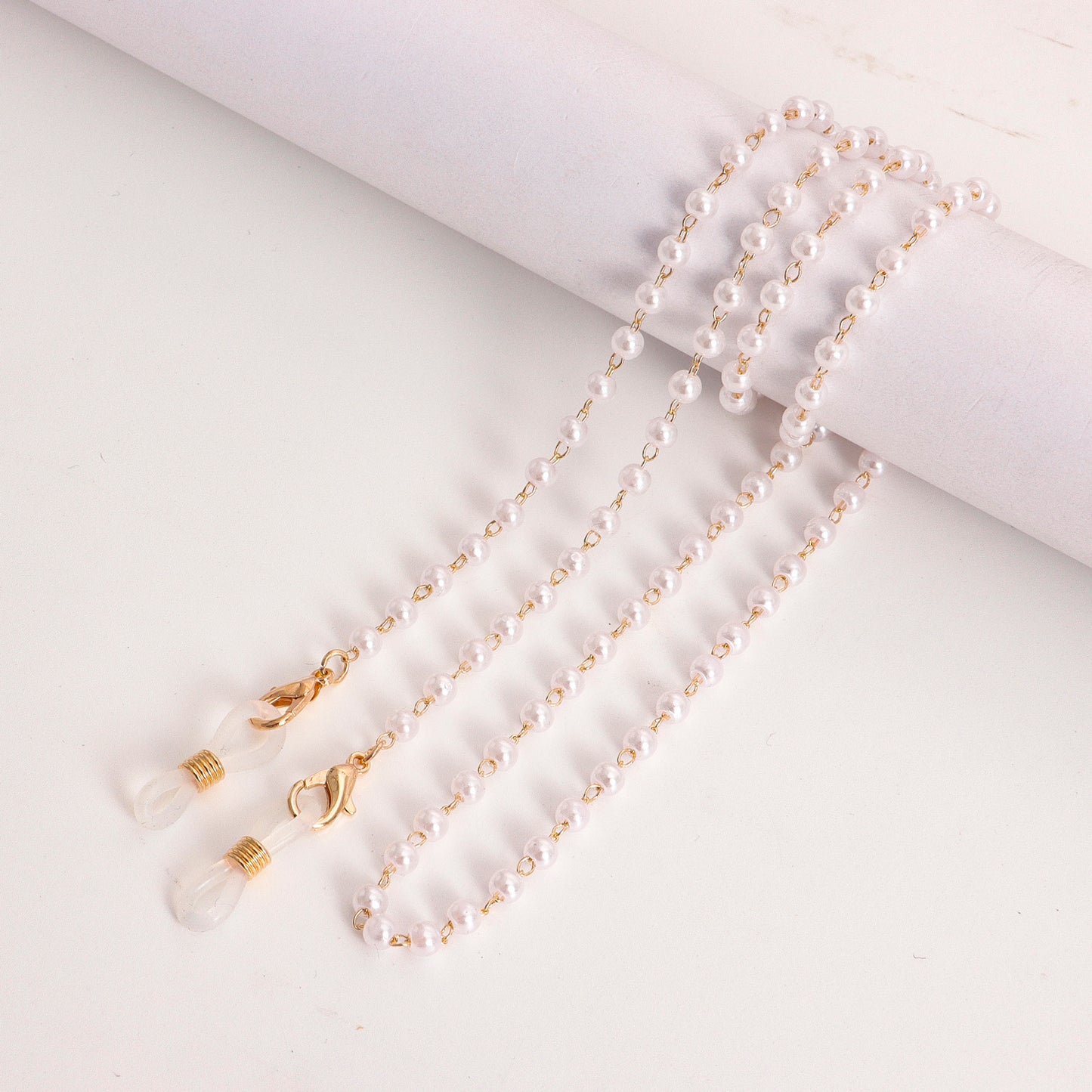 Mask hanging chain glasses hanging chain crystal glasses chain imitation pearl mask chain glasses chain