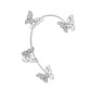 Mori Super Fairy Diamond Butterfly Ear Hanging Earbone Clip Fashion Temperament Niche Design No Pierced Ear Clip Versatile Earrings