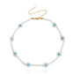 Jewelry Bohemian Imitation Pearl Handwoven Beaded Flower Necklace Female Baby Bead Necklace