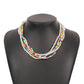 N8419 fashion simple multi-layer pearl necklace women's stacked elegant temperament retro exaggerated clavicle chain