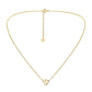 Fashion full of diamond love letter small necklace diamond personality simple temperament elegant trend clavicle chain